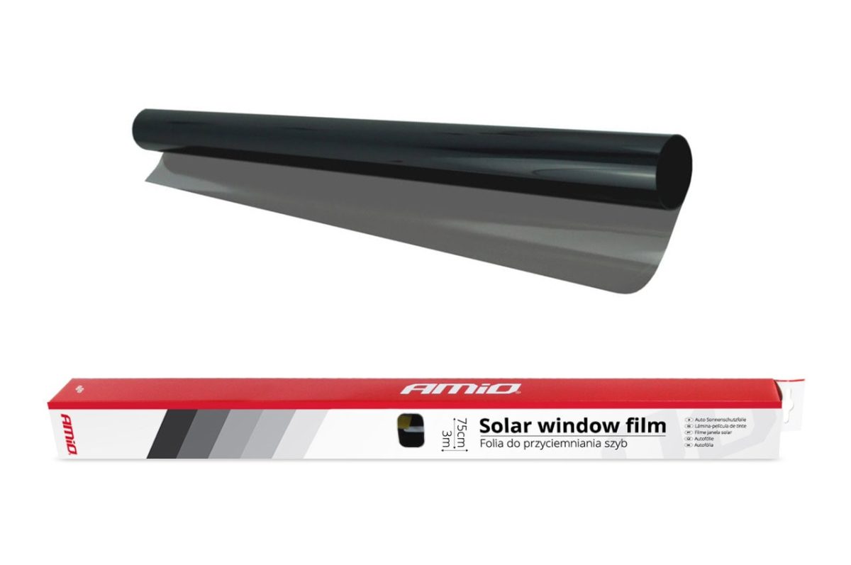 Folie fumurie pentru geamuri Black 0.75 x 3m (30%) - imagine 3