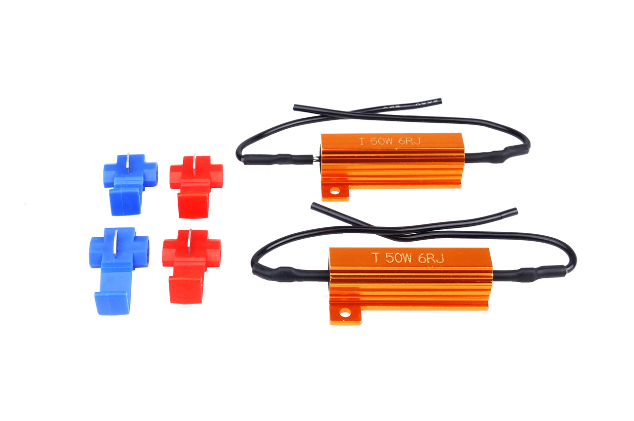 1_3sf1-cy.jpg Set 2 anulatoare eroare de bec ars pentru becuri cu LED 6Ohm, 50W, 12V - imagine 1