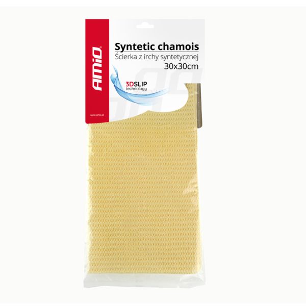 Laveta sintetica imitatie piele caprioara 3D SLIP 30x30 cm