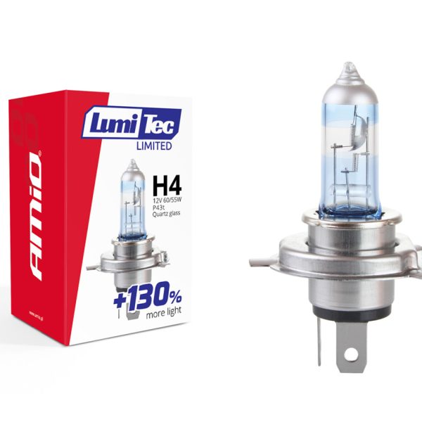 Bec halogen H4 12V 60 / 55W LumiTec LIMITED + 130%