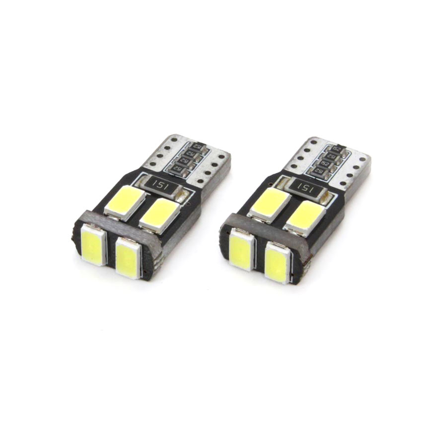 1_6by2-eg.jpg Set becuri auto cu LED CANBUS compatibil T10 W5W 6 SMD Alb 12V, destinat competitiilor auto sau off-road - imagine 1
