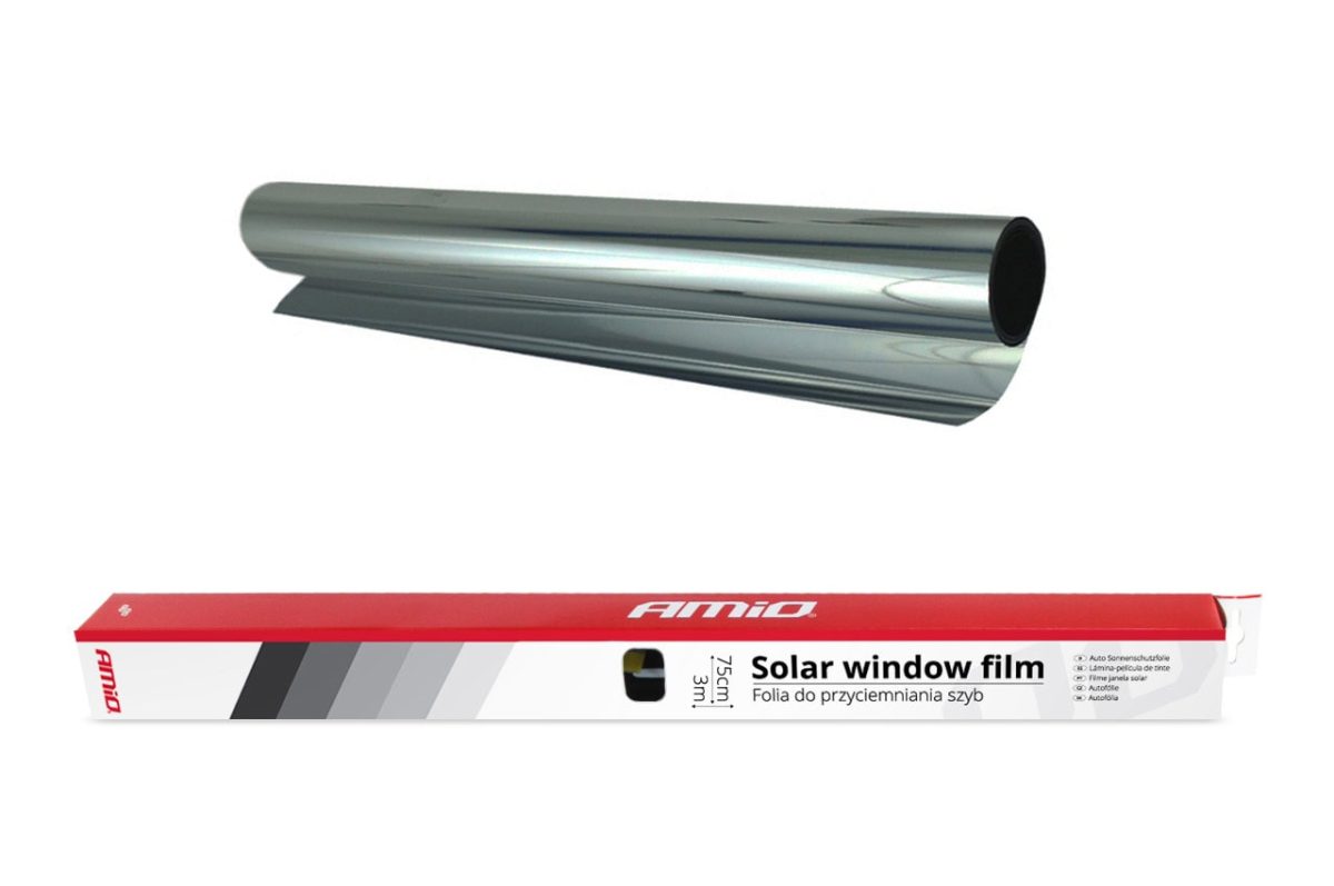 Folie tip oglinda pentru geamuri Silver 0.75x3m(15%) - imagine 3