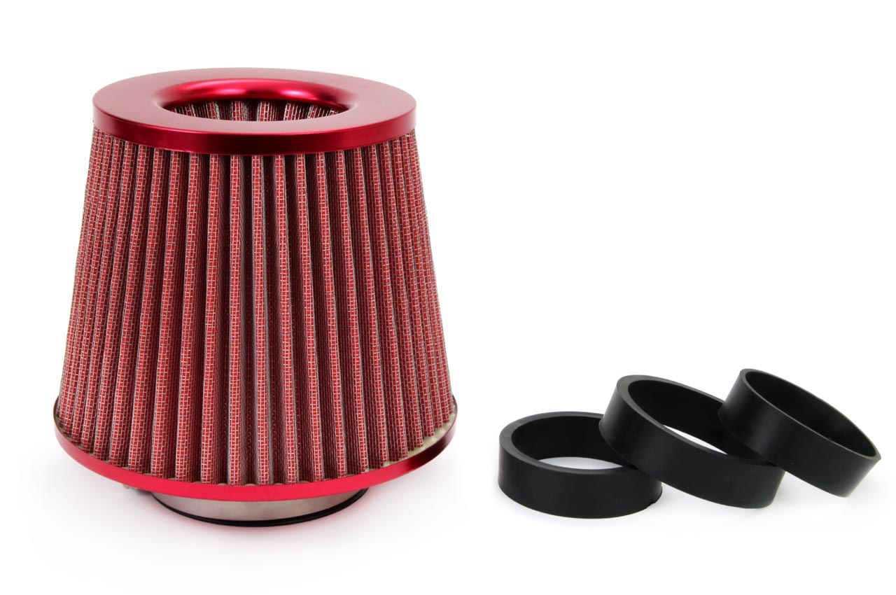1_a5rn-u3.jpg Filtru de aer conic rosu cu 3 adaptoare - imagine 1