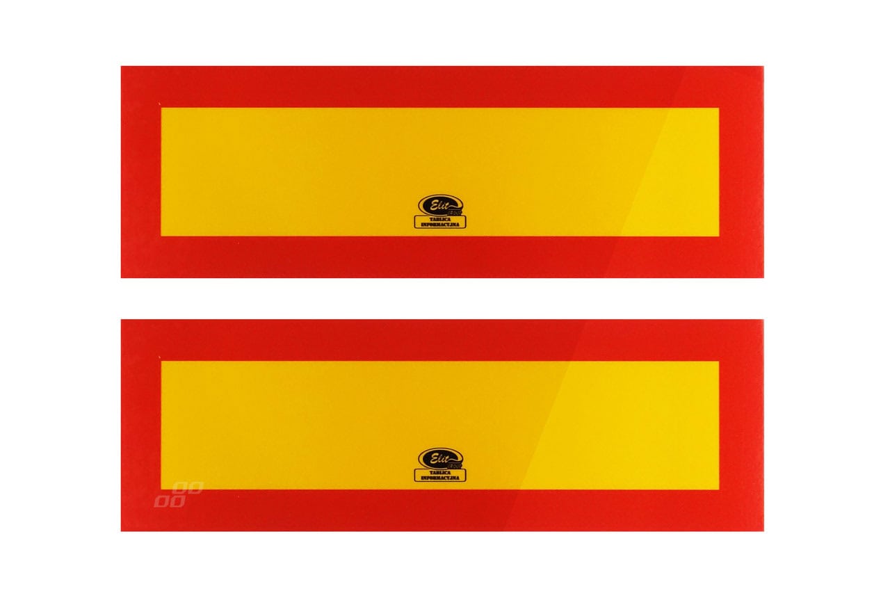 1_da98-pj.jpg Placute reflectorizante pentru camioane 10x30 cm - imagine 1