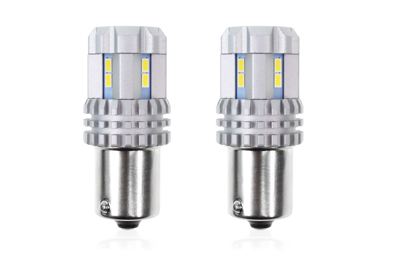 1_gf44-ip.jpg Set becuri auto cu LED CANBUS compatibil P21 R5W/R10W 22 SMD Alb 12V/24V, destinat competitiilor auto sau off-road - imagine 1