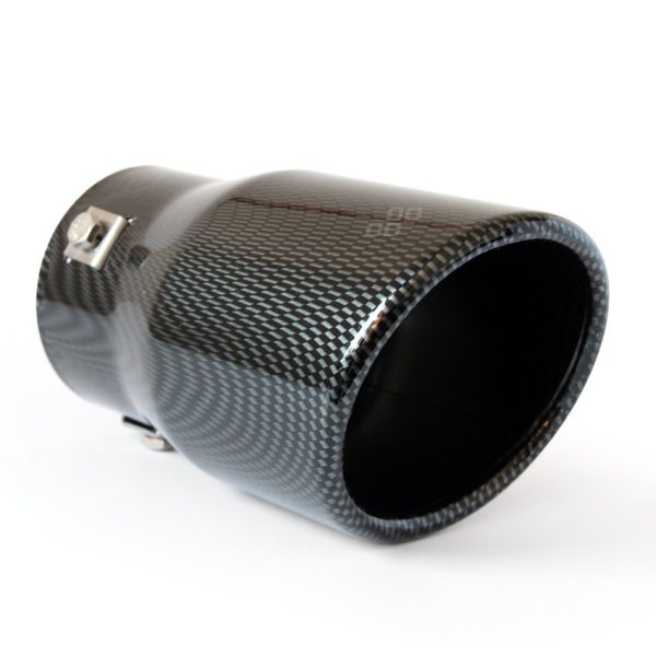 Ornament toba esapament din otel inoxidabil MT 007C cu finisaj carbon