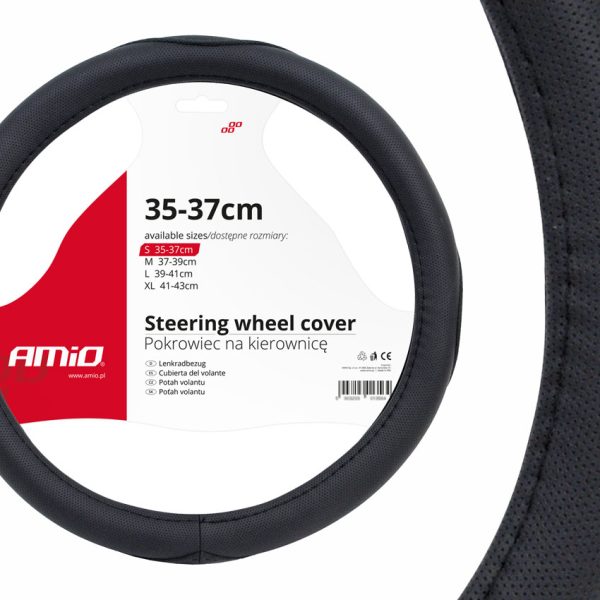 Husa volan neagra SWC-09-S (35-37cm)