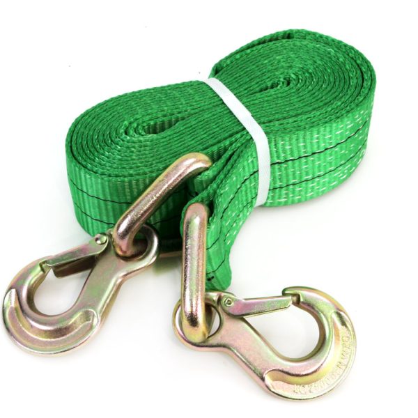 Chinga de remorcare 9000kg 60mm latime 5m lungime cu carlige