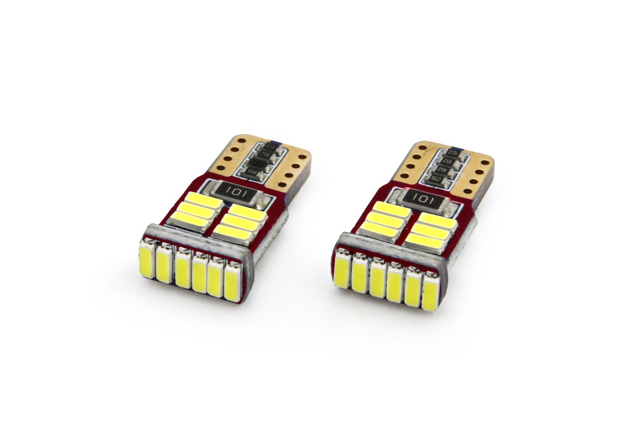 1_rj1x-v0.jpg Set becuri auto cu LED CANBUS compatibil T10e W5W 18 SMD Alb 12V, destinat competitiilor auto sau off-road - imagine 1