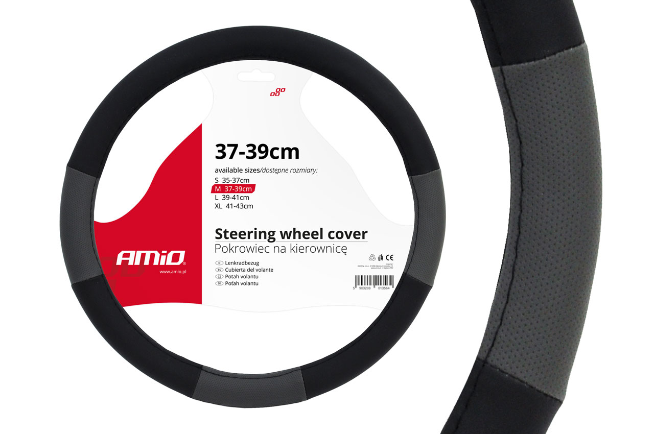 1_xxm6-hv.jpg Husa volan negru + gri SWC-05-M (37-39cm) - imagine 1