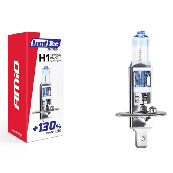 Bec halogen H1 12V 55W LumiTec LIMITED + 130%