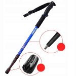 Set 2 bastoane "Nordic Walking" model GOTA, cu sistem Anti-Soc, lungime 63cm – 135cm, culoare albastra - imagine 3