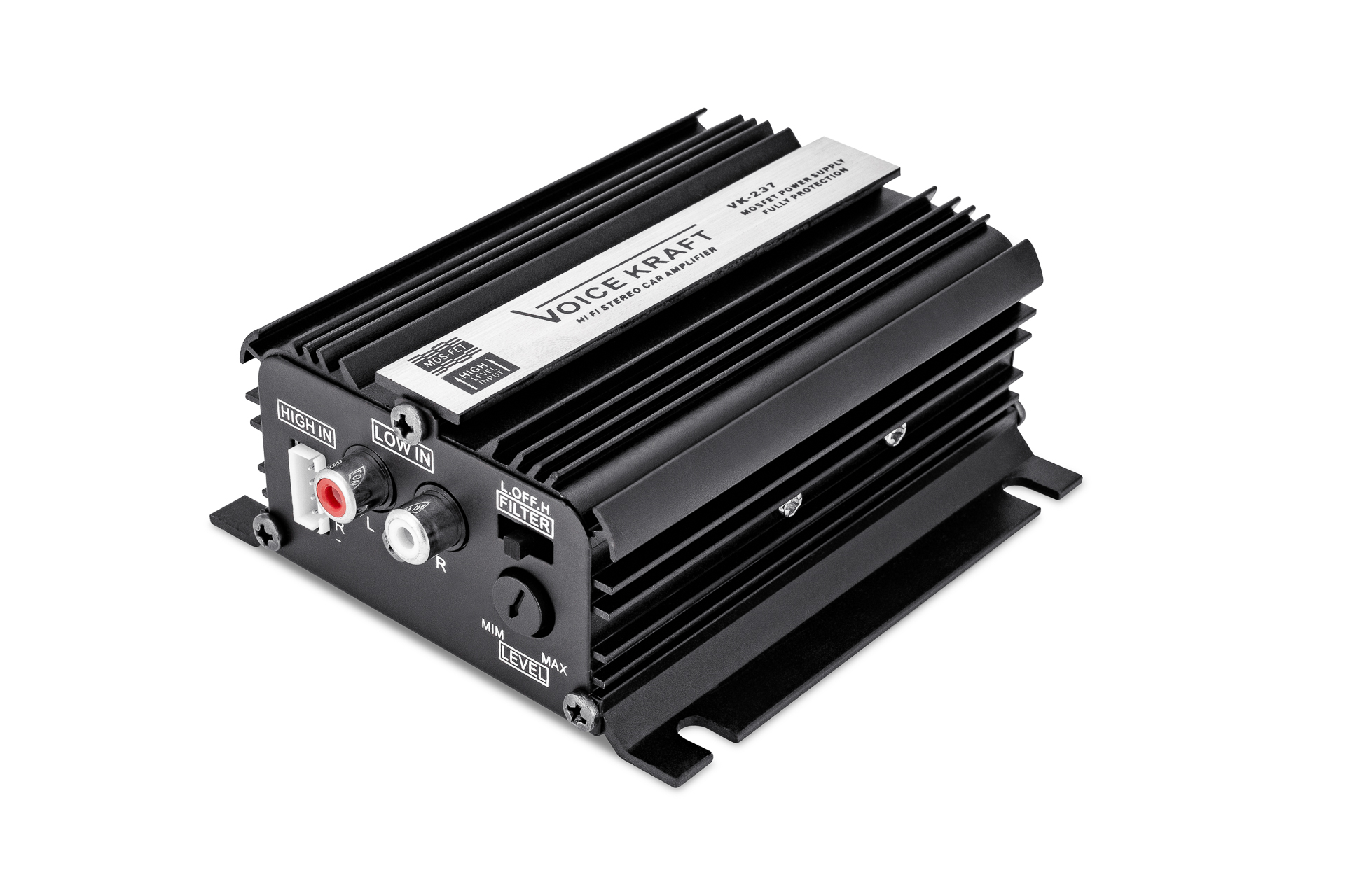 237-1.jpg Amplificator Auto Mini Voice Kraft VK-237, 2 x 40W - imagine 1