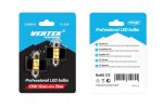 Set becuri auto cu LED CANBUS sofit compatibil C5W 12 SMD 31mm Alb 12/24V, destinat competitiilor auto sau off-road - imagine 2