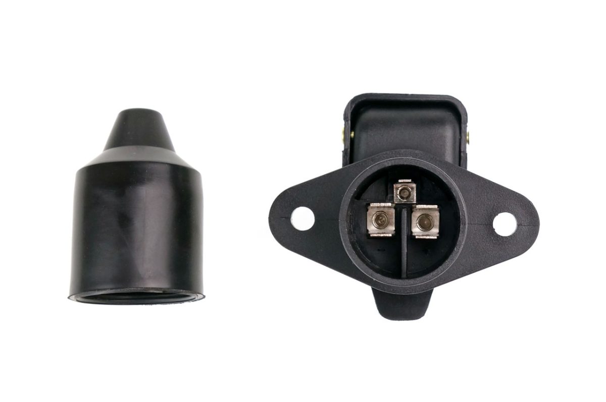 Priza remorca din plastic cu 3 pini - imagine 2