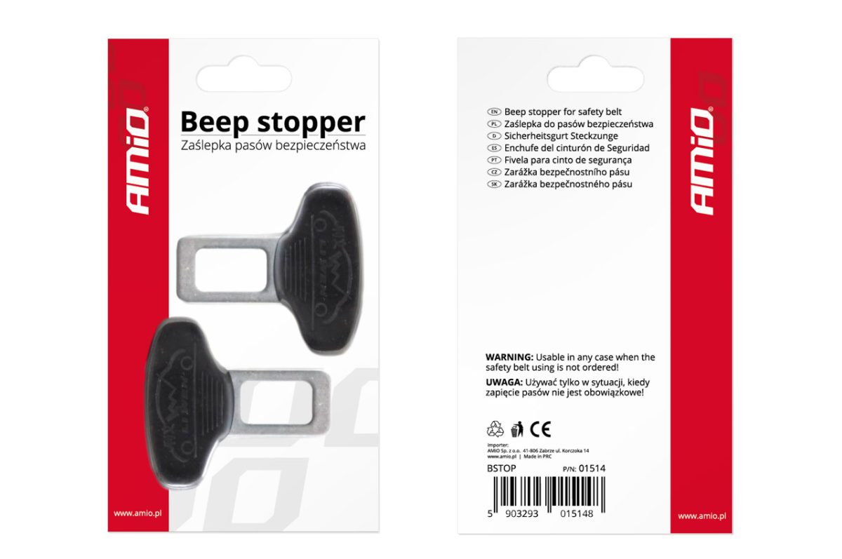 Clema centura siguranta pentru oprire alarma centura 2 buc - imagine 2