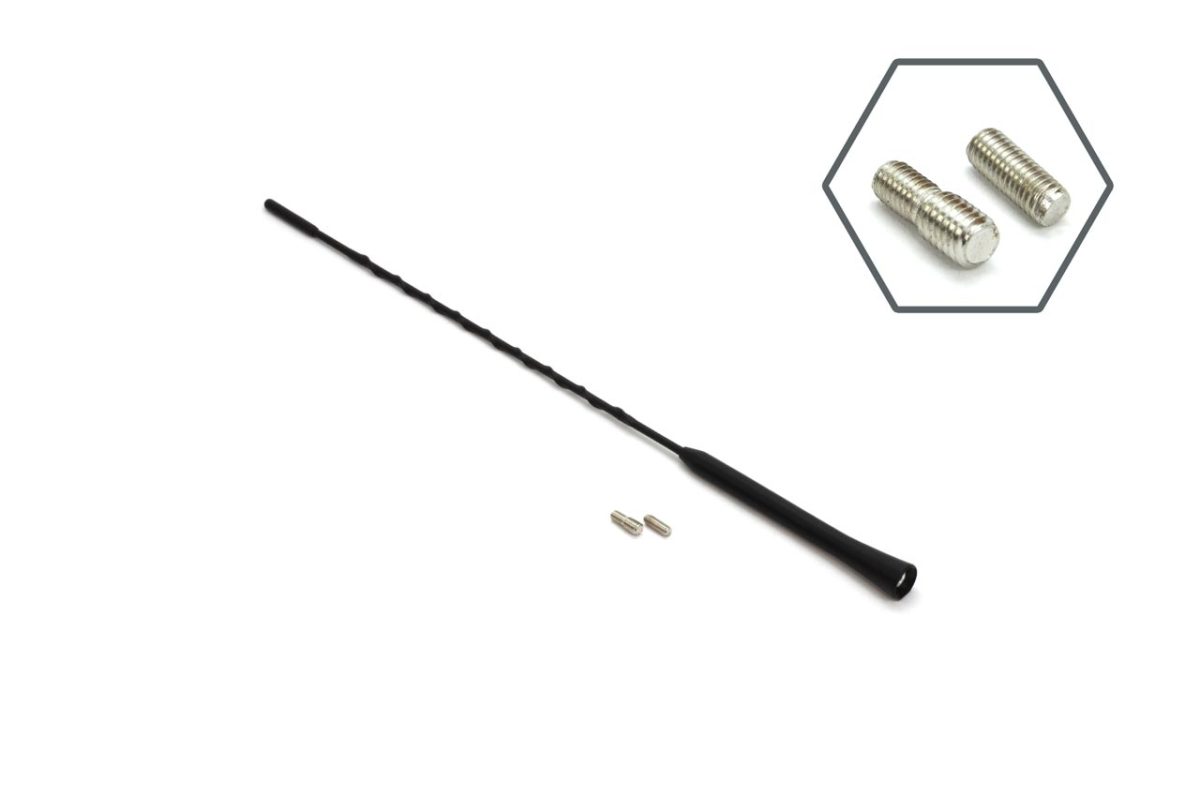 Antena radio auto universala 41cm 5/6mm ANTM02 - imagine 2