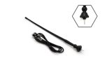 Antena radio auto universala 34cm cu adaptor 5mm ANT02 - imagine 2