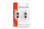 Set becuri auto cu LED CANBUS sofit compatibil C5W 1 SMD 36mm Alb 12/24V, destinat competitiilor auto sau off-road - imagine 2