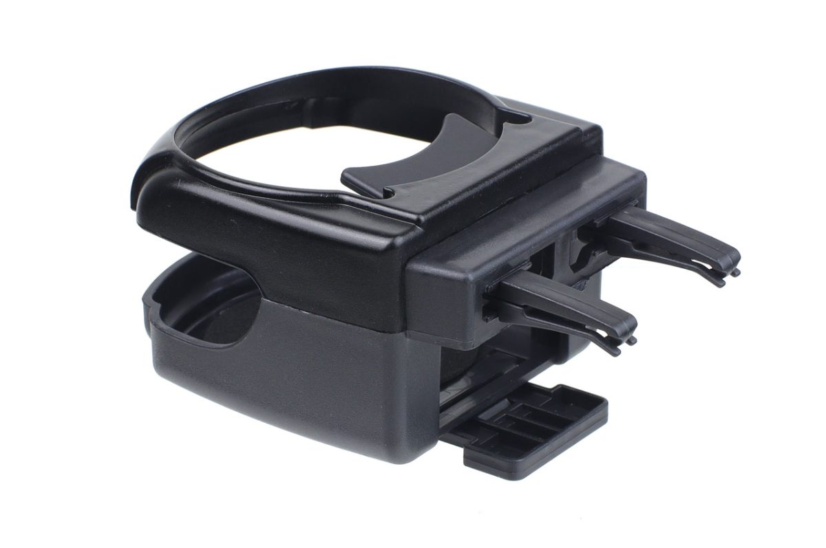 Suport auto universal pentru pahare, montaj in grila de ventilatie, culoare neagra, DH-03 - imagine 4