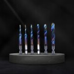 Set Profesional cu 6 piese, gaurire + filet, M3 - M10, duritate inalta (Albastru) - imagine 3