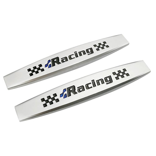 Acasa 17 2pcs metal racing emblem stickers for volkswagen