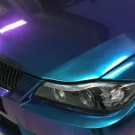 Folie auto Cameleon Albastru/Violet pentru colantare integrala, Termoplastica, cu tehnologie "BUBBLE FREE", finisaj Lucios, dimensiune 3,0m x 1,52m - imagine 5