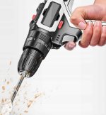 Masina de gaurit si infiletat fara fir, cu doua baterii si valiza de transport - imagine 2