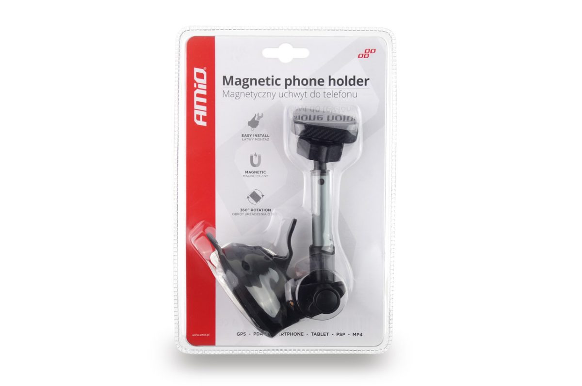 Suport magnetic auto pentru telefon Premium HOLD-14 - imagine 4