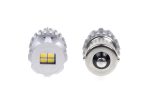 Set becuri auto cu LED CANBUS compatibil P21 R5W/R10W 22 SMD Alb 12V/24V, destinat competitiilor auto sau off-road - imagine 3