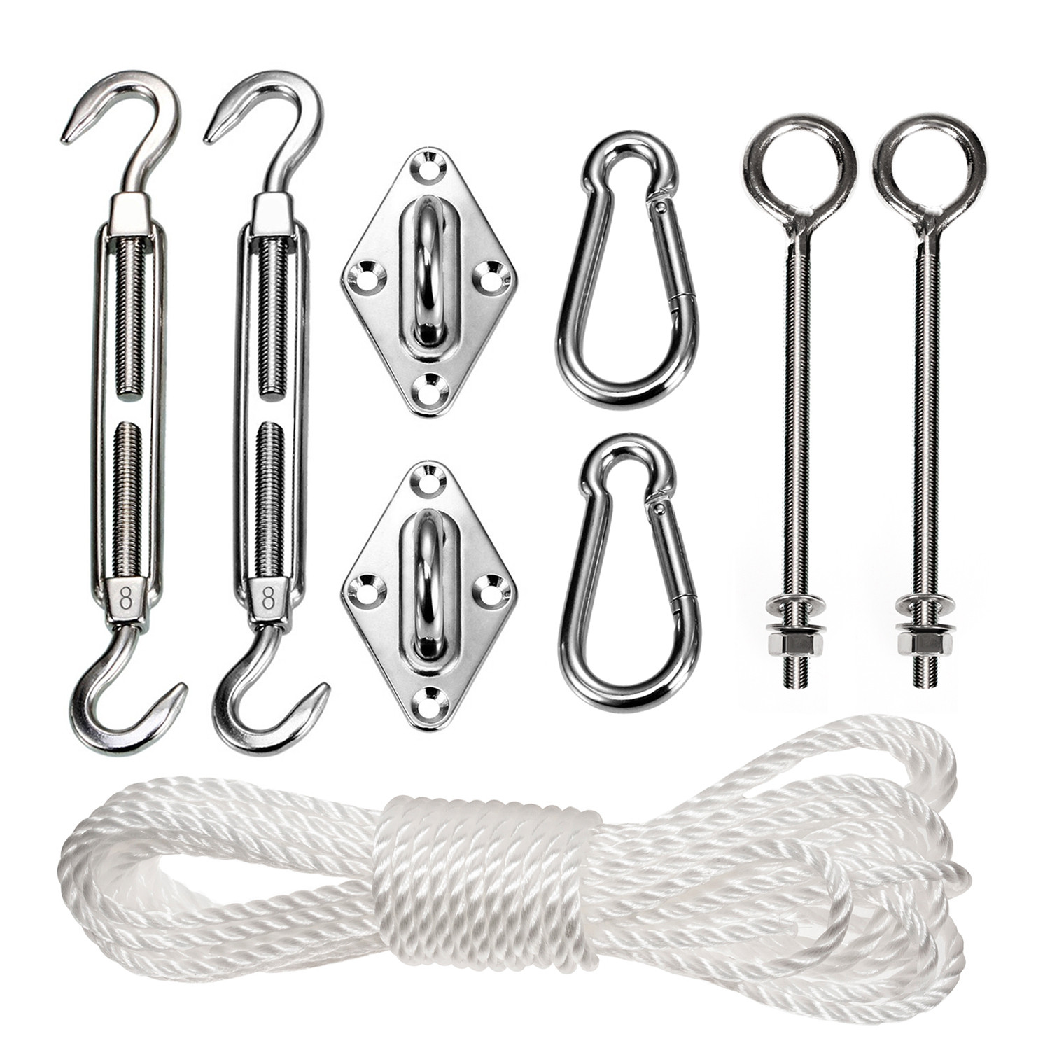 49492__1_.jpg Set montaj Umbrar de Gradina din INOX GB508, 9 piese - imagine 1