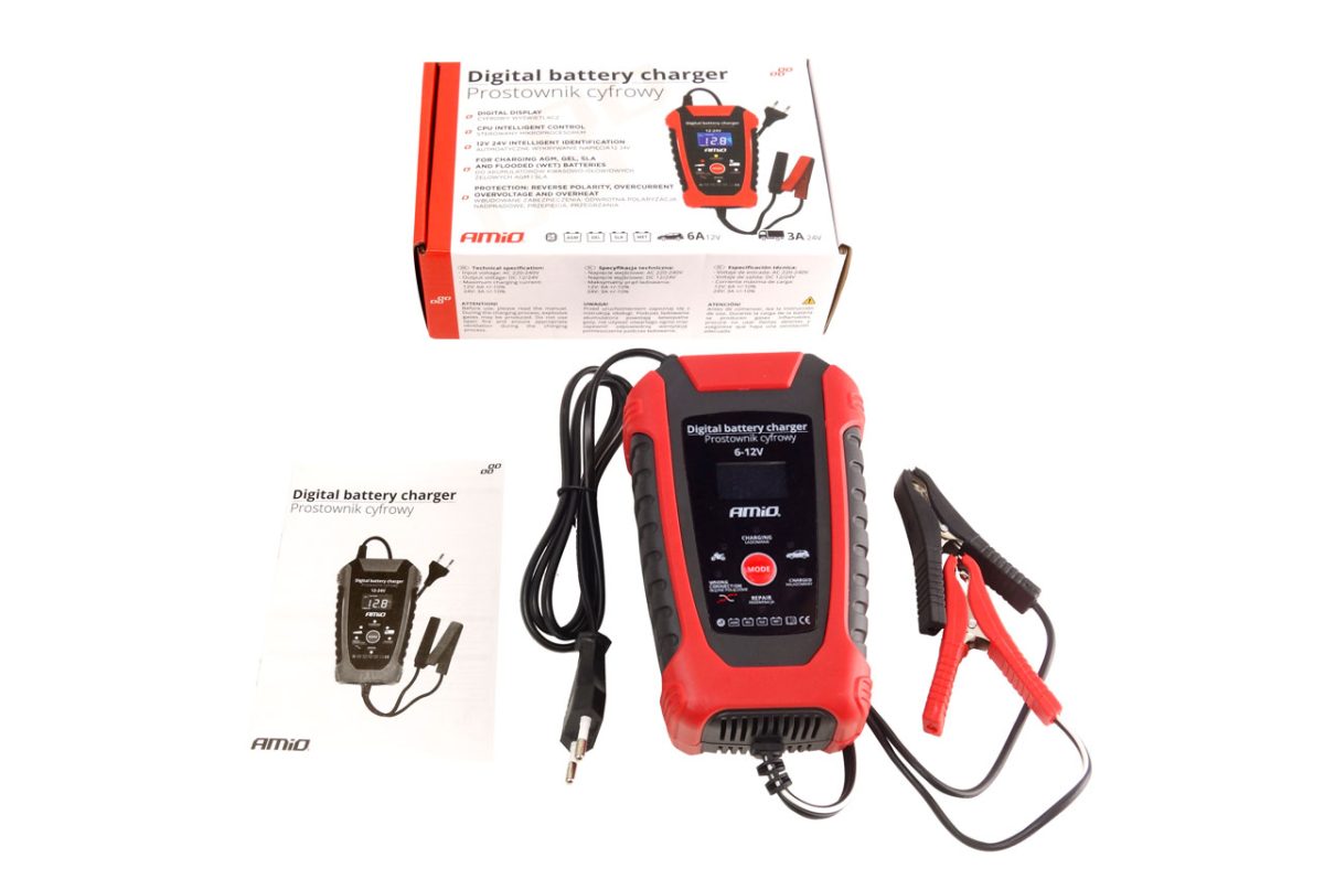 Redresor digital auto 6V/12V - 2A/6A DCB-02 - imagine 4