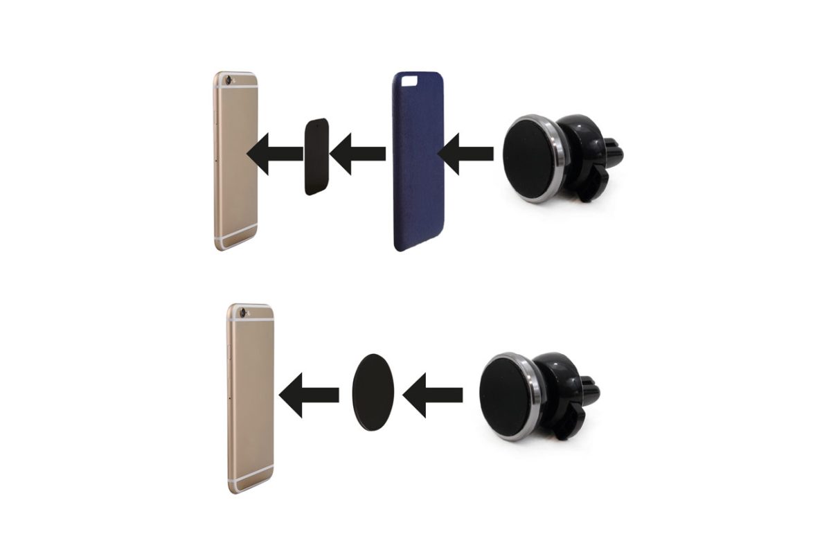Suport auto pentru telefon magnetic HOLD-02 - imagine 5