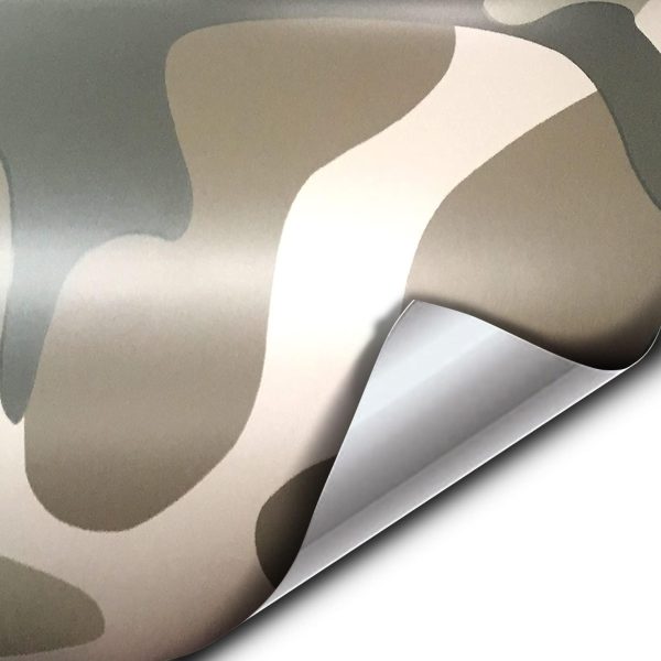 Folie colantare auto CAMUFLAJ DESERT (3m x 1,52m)