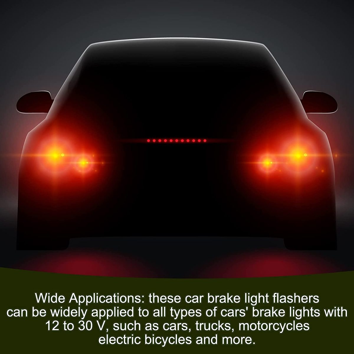 Modul Strobo Flash pentru lampa Stop Frana, alimentare 12V - 24V, auto, moto, camion - imagine 3