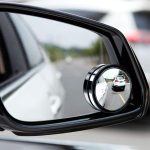 Set 2 Oglinzi unghi mort cu reglaj 360°, auto-adezive, diametru 48 mm