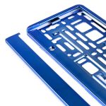 Suport numar inmatriculare din plastic, calitate Premium, culoare ALBASTRA - imagine 4