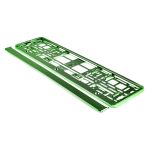 Suport numar inmatriculare din plastic, calitate Premium, culoare VERDE - imagine 3