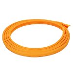 Set protectie jante, calitate Premium, 4 inele din plastic, culoare GALBEN - imagine 2