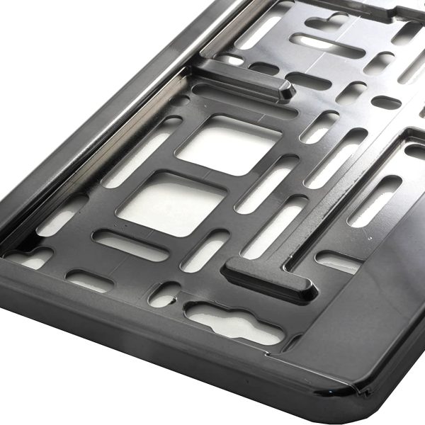 Suport numar inmatriculare din plastic, calitate Premium, culoare GRAFIT
