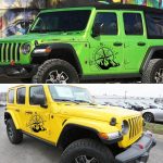Sticker autoadeziv pentru vehicule Off Road, model "Kompass", dimensiune 44 x 55 cm, culoare Neagra - imagine 3