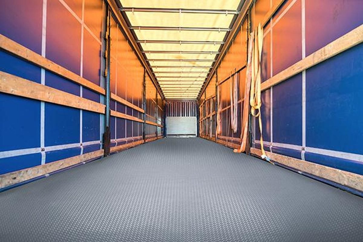 Covor Antiderapant din Cauciuc, Linoleum din Cauciuc pentru Protectie Podea Auto - model CIRCLE - imagine 4