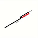 Set sticker autoadeziv Tuning in doua culori, model "Hood Stripes V3", dimensiune 130 x 10 cm, culoare Rosu + Negru - imagine 3