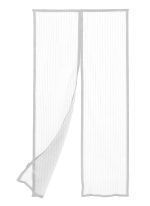 Plasa de tantari pentru usa, lavabila, culoare alba, 120 x 200 cm - imagine 2