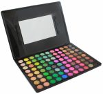 Set 88 de culori machiaj de inalta calitate, finisaj mat si lucios in cutie eleganta cu oglinda, culoare neagra - imagine 2