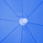 Umbrela de Plaja sau Gradina, culoare Albastra, model XL cu deschidere de pana la 160 cm - imagine 5