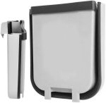 Cos de gunoi pliabil, suspendat pentru bucatarie, culoare Gri, capacitate 8 litri - imagine 5