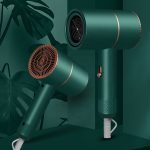 Uscator de par pentru casa sau calatorii, alimentare 220V, culoare Verde, AVX-AG440C - imagine 2