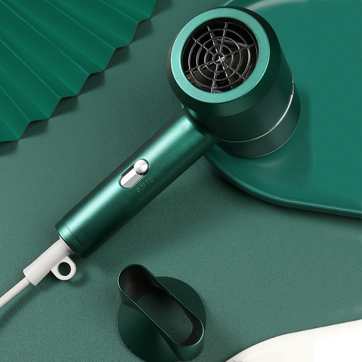 AG440C_ag440c_08.jpg Uscator de par pentru casa sau calatorii, alimentare 220V, culoare Verde, AVX-AG440C - imagine 1