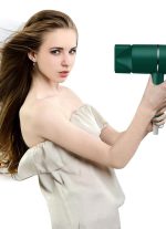 Uscator de par pentru casa sau calatorii, alimentare 220V, culoare Verde, AVX-AG440C - imagine 9